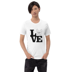 LOVE Frenchie T-Shirt - Dog Person Collection